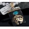 .925 Sterling Silver and 12kt Gold Filled Handmade Bear Certified Authentic Navajo Turquoise Native American Necklace 390655769288