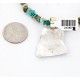.925 Sterling Silver and 12kt Gold Filled Handmade Bear Certified Authentic Navajo Turquoise Native American Necklace 390839587498