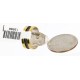 .925 Sterling Silver and 12kt Gold Filled HANDMADE Certified Authentic Navajo MULTICOLOR Native American Ring  371102641397