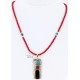 .925 Sterling Silver and 12kt Gold Filled Handmade Certified Authentic Navajo MULTICOLOR Stones and Turquoise Native American Necklace 371059503595