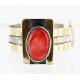 .925 Sterling Silver and 12kt Gold Filled Handmade Certified Authentic Navajo SPINY OYSTER Native American Ring 371013424813 .925 Sterling Silver and 12kt Gold Filled Handmade Certified Authentic Navajo SPINY OYSTER Native American Ring 371013424813