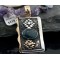 .925 Sterling Silver and 12kt Gold Filled Handmade Certified Authentic Navajo Turquoise and Amethyst Native American Necklace 370875819639