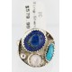 .925 Sterling Silver and 12kt Gold Filled Handmade Certified Authentic Navajo Turquoise, LAPIS and MOP Native American Ring 390858828656 .925 Sterling Silver and 12kt Gold Filled Handmade Certified Authentic Navajo Turquoise, LAPIS and MOP Native American Ring 390858828656