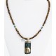 .925 Sterling Silver and 12kt Gold Filled HANDMADE Certified Authentic Navajo Turquoise Malachite and Tigers Eye Native American Necklace 371105063117 .925 Sterling Silver and 12kt Gold Filled HANDMADE Certified Authentic Navajo Turquoise Malachite and Tigers Eye Native American Necklace 371105063117