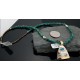 .925 Sterling Silver and 12kt Gold Filled Handmade Certified Authentic Navajo Turquoise Native American Necklace 370922071337