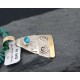 .925 Sterling Silver and 12kt Gold Filled Handmade Certified Authentic Navajo Turquoise Native American Necklace 370922071337
