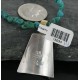 .925 Sterling Silver and 12kt Gold Filled Handmade Certified Authentic Navajo Turquoise Native American Necklace 370923324698