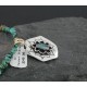 .925 Sterling Silver and 12kt Gold Filled Handmade Certified Authentic Navajo Turquoise Native American Necklace 370962638096