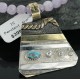 .925 Sterling Silver and 12kt Gold Filled Handmade Certified Authentic Navajo Turquoise Native American Necklace 370964851880