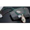.925 Sterling Silver and 12kt Gold Filled Handmade Certified Authentic Navajo Turquoise Native American Necklace 390678104896