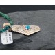 .925 Sterling Silver and 12kt Gold Filled Handmade Certified Authentic Navajo Turquoise Native American Necklace 390678104896