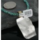 .925 Sterling Silver and 12kt Gold Filled Handmade Certified Authentic Navajo Turquoise Native American Necklace 390727200578