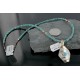 .925 Sterling Silver and 12kt Gold Filled Handmade Certified Authentic Navajo Turquoise Native American Necklace 390727444986 .925 Sterling Silver and 12kt Gold Filled Handmade Certified Authentic Navajo Turquoise Native American Necklace 390727444986