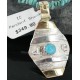 .925 Sterling Silver and 12kt Gold Filled Handmade Certified Authentic Navajo Turquoise Native American Necklace 390727444986 .925 Sterling Silver and 12kt Gold Filled Handmade Certified Authentic Navajo Turquoise Native American Necklace 390727444986