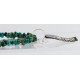 .925 Sterling Silver and 12kt Gold Filled Handmade Certified Authentic Navajo Turquoise Native American Necklace 390840188089