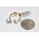 .925 Sterling Silver and 12kt Gold Filled Handmade Certified Authentic Navajo Turquoise Native American Ring  371008900708