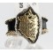 .925 Sterling Silver and 12kt Gold Filled HANDMADE Certified Authentic WOLF HEAD Navajo Native American Ring  371114880224