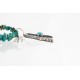 .925 Sterling Silver and 12kt Gold Filled Handmade Chief HEAD Certified Authentic Navajo Turquoise Native American Necklace 371044617005