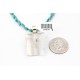 .925 Sterling Silver and 12kt Gold Filled Handmade CIRCLE Certified Authentic Navajo Turquoise Native American Necklace 390823316246