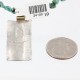 .925 Sterling Silver and 12kt Gold Filled Handmade CROSS Certified Authentic Navajo Turquoise Native American Necklace 370994193007