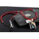 .925 Sterling Silver and 12kt Gold Filled Handmade Dolphin Certified Authentic Navajo Turquoise Native American Necklace 370986901401