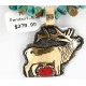 .925 Sterling Silver and 12kt Gold Filled Handmade ELK Certified Authentic Navajo CORAL and Turquoise Native American Necklace 390829370064