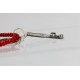 .925 Sterling Silver and 12kt Gold Filled HANDMADE Feather Certified Authentic Navajo Turquoise and Coral Native American Necklace 371102900292