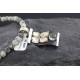 .925 Sterling Silver and 12kt Gold Filled Handmade FLOWER Certified Authentic Navajo Turquoise Native American Necklace 370985292568