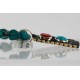 .925 Sterling Silver and 12kt Gold Filled Handmade FLOWER Certified Authentic Navajo Turquoise Native American Necklace 390751622266 .925 Sterling Silver and 12kt Gold Filled Handmade FLOWER Certified Authentic Navajo Turquoise Native American Necklace 390751622266