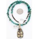 .925 Sterling Silver and 12kt Gold Filled Handmade Flower Certified Authentic Navajo Turquoise Native American Necklace 390809606939 .925 Sterling Silver and 12kt Gold Filled Handmade Flower Certified Authentic Navajo Turquoise Native American Necklace 390809606939