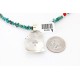 .925 Sterling Silver and 12kt Gold Filled Handmade INDIAN Certified Authentic Navajo Turquoise Native American Necklace 390824811801