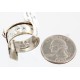 .925 Sterling Silver and 12kt Gold Filled Handmade ROSE ARROW Certified Authentic Navajo CORAL Native American Ring  371014416628