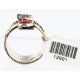 .925 Sterling Silver and 12kt Gold Filled Handmade ROSE ARROW Certified Authentic Navajo CORAL Native American Ring  371014416628