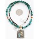 .925 Sterling Silver and 12kt Gold Filled Handmade Rose Certified Authentic Navajo Turquoise Native American Necklace 371034774078 .925 Sterling Silver and 12kt Gold Filled Handmade Rose Certified Authentic Navajo Turquoise Native American Necklace 371034774078