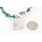 .925 Sterling Silver and 12kt Gold Filled Handmade Rose Certified Authentic Navajo Turquoise Native American Necklace 371034774078