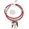 .925 Sterling Silver and 12kt Gold Filled Handmade Teepee Certified Authentic Navajo Turquoise Native American Necklace 390839560850