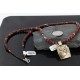 .925 Sterling Silver and12kt Gold Filled Handmade Bear Certified Authentic Navajo Native American Necklace 390744898996