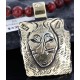 .925 Sterling Silver and12kt Gold Filled Handmade Bear Certified Authentic Navajo Native American Necklace 390744898996