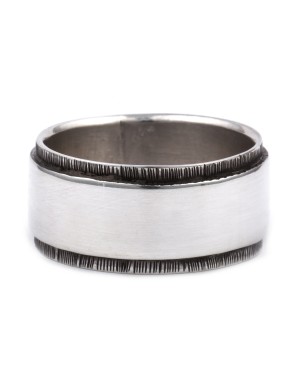 .925 Sterling Silver Certified Authentic Handmade Hopi Native American Wedding and Engagement Ring 13222
