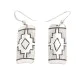 .925 Sterling Silver Handmade Navajo Native American Earrings 18312 .925 Sterling Silver Handmade Navajo Native American Earrings 18312