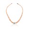.925 Sterling Silver Certified Authentic Navajo Native American Natural Turquoise Graduated Heishi Necklace 7501006-72