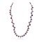 .925 Sterling Silver Certified Authentic Navajo Natural Charoite Heishi Native American Necklace 15211-8