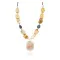 .925 Sterling Silver Navajo Natural Turquoise Agate Jasper Native American Necklace 750246-1