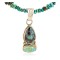 .925 Sterling Silver Certified Authentic Navajo Natural Turquoise Coral Native American Necklace 18190-1-1601 .925 Sterling Silver Certified Authentic Navajo Natural Turquoise Coral Native American Necklace 18190-1-1601
