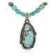 .925 Sterling Silver Certified Authentic Navajo Natural Turquoise Native American Necklace 15017-28-1577 .925 Sterling Silver Certified Authentic Navajo Natural Turquoise Native American Necklace 15017-28-1577