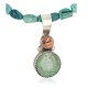 .925 Sterling Silver Certified Authentic Navajo Natural Turquoise Spiny Oyster Native American Necklace 14164-13-15781