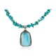 .925 Sterling Silver Certified Authentic Navajo Turquoise Coral Native American Necklace 14296-2-1577
