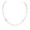 .925 Sterling Silver Certified Authentic Navajo White Howlite Native American Necklace 18288