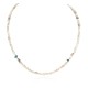 .925 Sterling Silver Certified Authentic Navajo White Howlite Native American Necklace 18288 .925 Sterling Silver Certified Authentic Navajo White Howlite Native American Necklace 18288