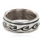 925 Sterling Silver Handmade Certified Authentic Hopi Native American Spinning Ring  16565